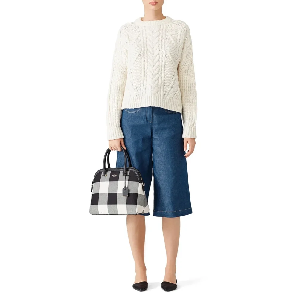 Kate Spade Cameron Street Plaid Margot Buffalo Check Print Bag